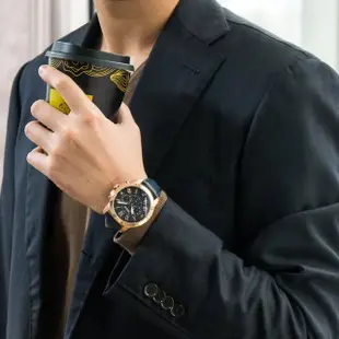 【FOSSIL】公司貨 三眼時計 深藍魅力男士腕錶(FS4835)