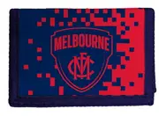 Melbourne Demons AFL Money Wallet Coin Note and Card Compartments