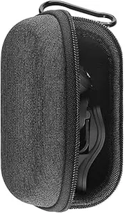 Geekria Shield Case for Guitar Tuner, Portable Cover Travel Bag, Hard Shell Tuner Storage Case with Space for Pick Holder (L)