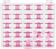 [Janome] Sewing Machine Cherry Blossom Pink Bobbins 25 ct