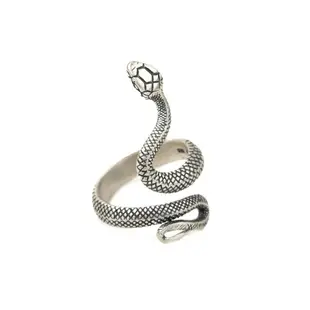 【K-2】曼巴蛇 戒指 蛇戒指 響尾蛇 飾品 搭配 銀飾 男女不拘 蛇 搭配【KM14】