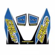 Pro Circuit Replacement T-6 wrap and end cap decal Light Blue