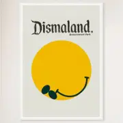 Galrie Banksy Dismaland 2015 Art Poster Urban Art Meets Social Commentary, White Frame, A3 30 x 42cm (12 x 16inch)