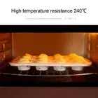 Muffin Baking Mold Convenient Smooth Edges 12 Grids Cooking Muffin Baking Tray