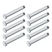 Clevis Pins (5mmx40mm) 12Pcs, Single Hole Flat Head Carbon Steel Fastener Pin