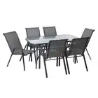 NSW NEW Stratco Saver Steel Sanctuary 7 Piece Rectangle Setting