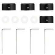 4 Sets Electric Guitar Effector Effects Pedal Footswitch Toppers