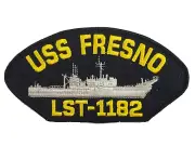 USS Fresno LST-1182 Ship Patch - Great Color - Veteran Owned Business