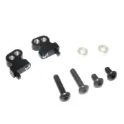 GPM Racing Aluminum Adjustable Mount Use for Front Damper Black : Tamiya CC01