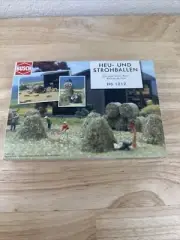 Busch HO Farming Hay Straw Bales Model Train Toy Accessory Kit 1212 Scenery 2005