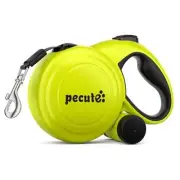32ft Retractable Dog Leash with Poo Bag Holder, Dog Leash with 360° Tangle