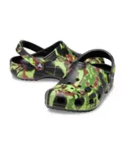 Slipper Crocs Classic Spray Camo Sabot Unisex Polyamide Black SIZE 6MEN / 8WOMEN