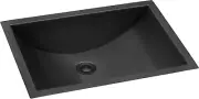 Ruvati Undermount Bathroom Sink 13" x 18" x 5.5" Black Gunmetal Stainless Steel