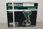 Metabo HPT 18V Cordless Brushless 1/4" Impact Driver Kit WH18DBFL2QB Brand New