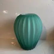 Vintage Cactus Vase blue green (A1