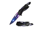 MTech USA Galaxy Pocket Knife Black Aluminium Handle (K-MT-A705GLXNS)