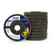50 Pack 4.5" x 7/8" XL 36 Grit High Density Flap Discs Jumbo Grinding Wheels T27