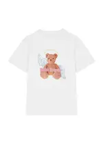 Palm Angels Kids Bear Angel Printed Cotton T-shirt (14 Years) - White - 14YR (14 Years) 14YR (14 years)