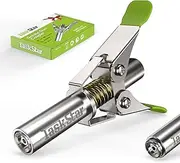 TaskStar 12000 PSI Grease Gun Coupler: 2025 Upgrade with Quick-Release Design & 6-Jaw Secure Lock, Compatible with All Grease Guns, Grease Tips Built for Easy Greasing Tractors, Trucks & Equipment