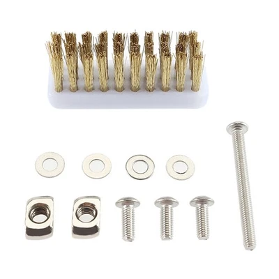 3D Printer Cleaner Tool Nozzle Cleaning Brush Kit Copper Wire Toothbrush2049