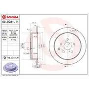 Brembo Prime Solid Brake Rotor - Single - 08.D281.11