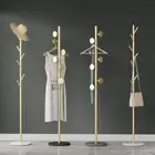 7 Hooks Coat Rack Floor Standing Corner Hat Hanger Garment Rack Entryway