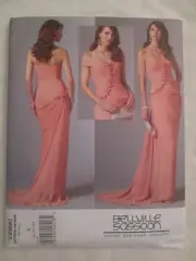 Vogue 2890 Bellville Sassoon Designer Original Dress Pattern 8-12 Bridal Wedding
