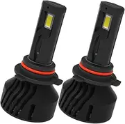 TIDTALEO 2pcs LED Headlamp High Brightness Automotive Front Light Easy to Install Compatible with Car Models Energy Efficient Long Lifespan Up to Hours