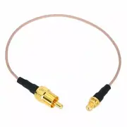 10-32 Microdot Female to RCA Phono Male Audio Cable For Microphone Transmitter