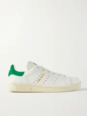 [adidas Originals] adidas Originals - Stan Smith Lux Suede-trimmed Leather Sneakers - White - UK 5 UK 5 White