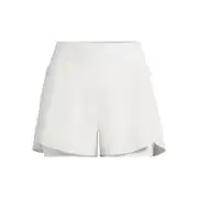 Avia Women's and Women's Plus Compression Waist Run Shorts Vivid White 3XL