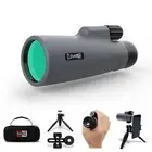 12x56 High Power Monoculars for Adluts, Tripod Travel Bag with Smartphone