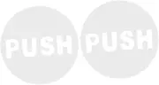 HOMSFOU 2pcs Push Pull Round Door Stickers Clear Glass Decals Easy to Use Reapply Suitable for Indoor Doors Homes Offices Shops Minimalist Design with No Damage