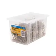 Zenith 8G x 75mm Countersunk Rib Head Chipboard Screws - 500 Pack