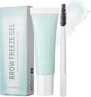 Gwtdtoad Brow Gel,Brow Fixing Glue | 12Ml Quick Dry Long-Lasting Waterproof Natural Gel with Brush for Festival Daily Women Party Casual Travel Wedding Girls