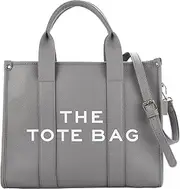 [charlore] The Leather Tote Bag For Women, Womens Tote Bags with zipper,Can shoulder/crossbody,Handbag