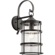 Kichler Lighting 49962AVI Mill Lane Outdoor Wall Light Anvil Iron