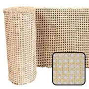 NATURAL Rattan Cane Webbing | HEX Circle | 9mm | SEMI-BLEACHED
