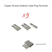 5 x 50 amp Anderson Plug Copper Terminals
