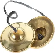 Abaodam Hand Crash Cymbal Copper Bell for Meditation Yoga Zen Practices Craftsmanship Durable Copper Material present for Music Meditation Lovers