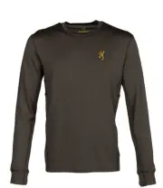 Browning Merino Crew Long Sleeve Baselayer Shirt - Mens, Medium, : 3010949802