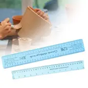 Shrinkage Scale Ruler and Standard Ruler Clay