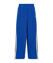 side-stripe track pants XS blue