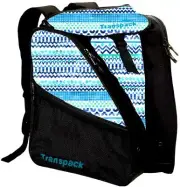 Transpack XTW Boot Bag - Blue/Green Aztec