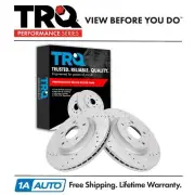 TRQ Front Brake Rotors Set For 2012-2016 Honda CR-V (for: Honda)