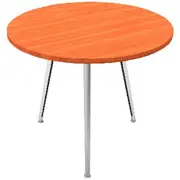 Rapidline Air Round Table 900mm Cherry