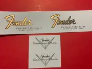 Fender CBS Custom Tele Guitar Waterslide Headstock Decal Metallic Inks