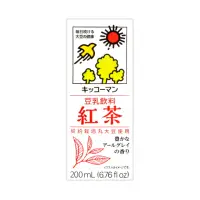 在飛比找momo購物網優惠-【龜甲萬】龜甲萬豆乳-紅茶風味(200ml)