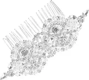 [VALICLUD] Rhinestone Hair Comb Bridal Headpin Pearl Hair Accessory Girls Headpiece