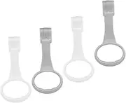 Vaguelly Pull up Rings Baby Bed Rail Learning Standing Ring Safe Crib Hanging Ring for Baby Walking Practice
